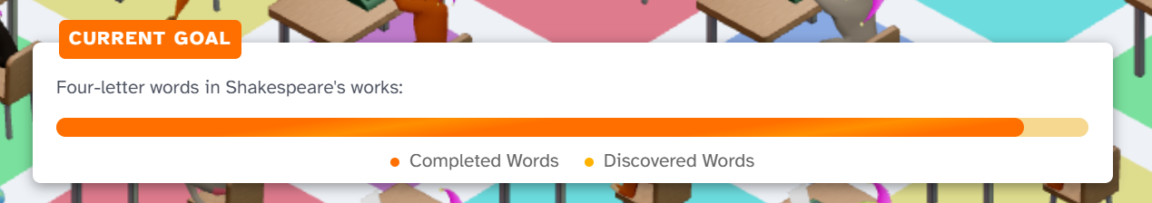 Four Letter Word Progress